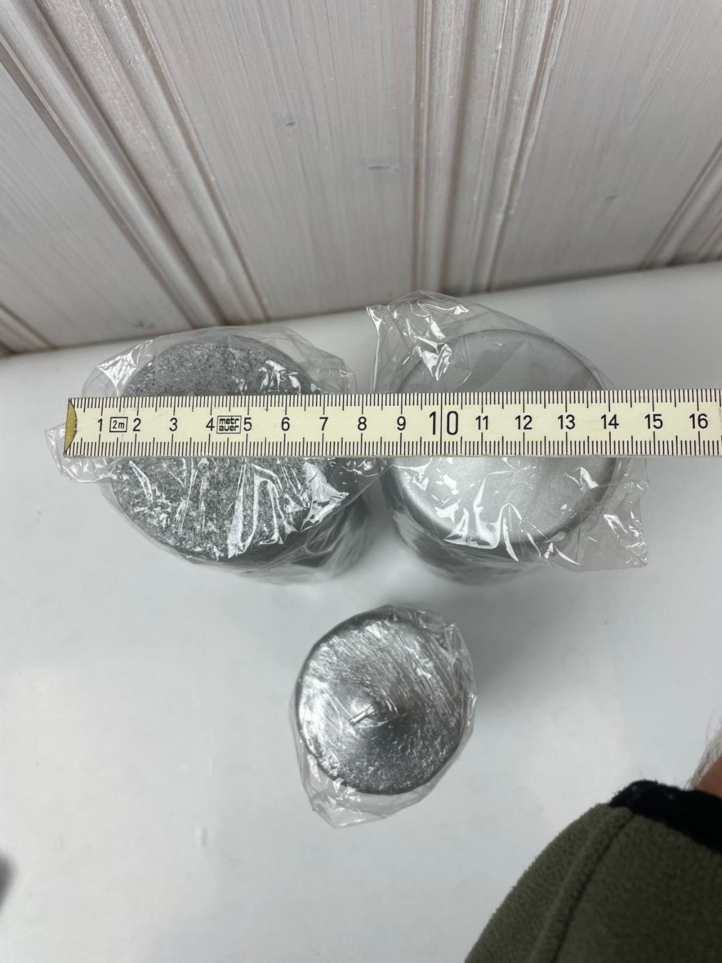 Candele: 3er Set Silber Kerzen, Gesteck Kerzen – Nuovo e nell'imballaggio originale da Wängi venduto da LiqKojote 4