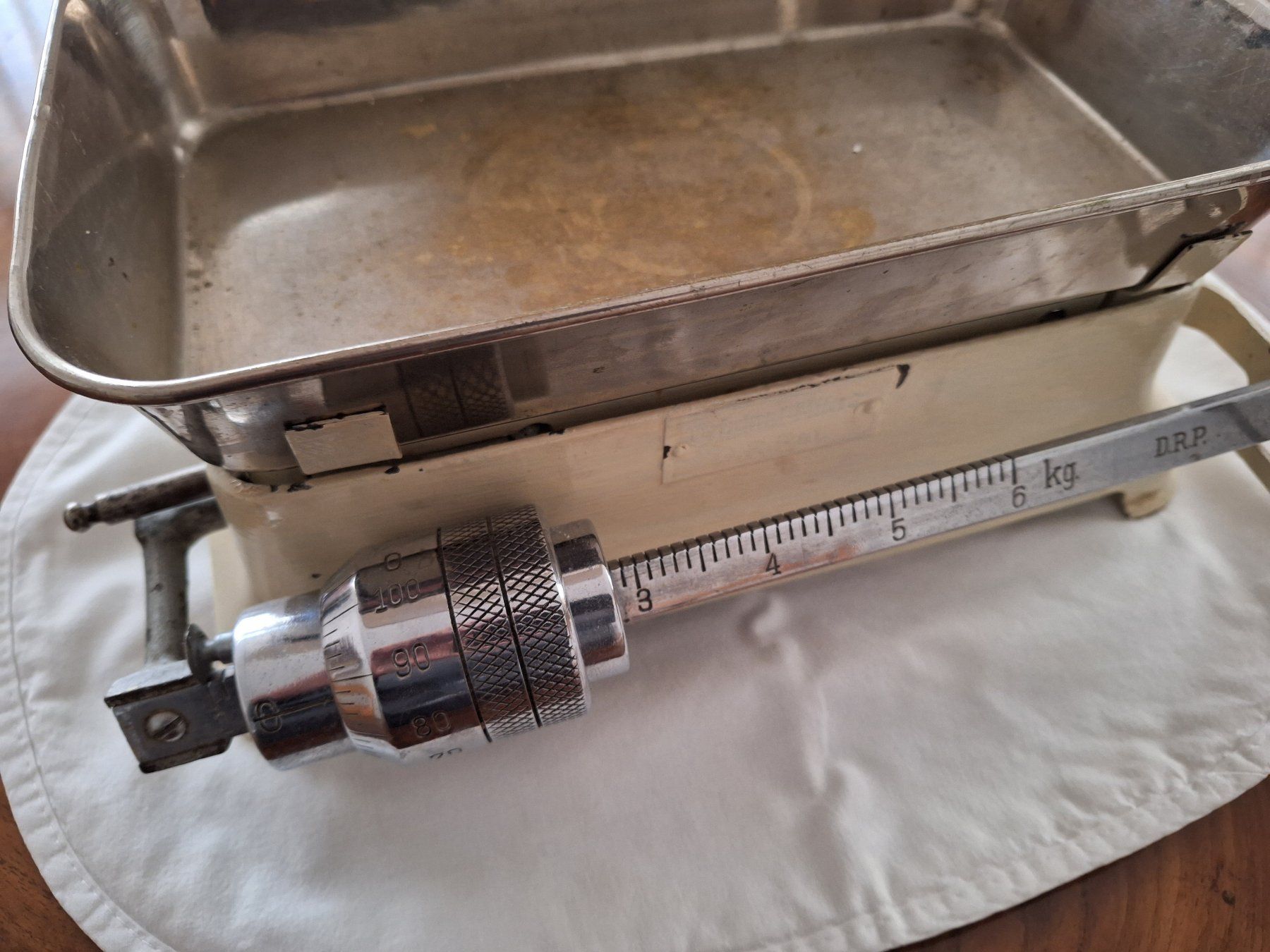 Bilance da cucina: Vintage Küchenwaage, Schale abnehmbar – Usato da Winterthur venduto da Goldpipau 1
