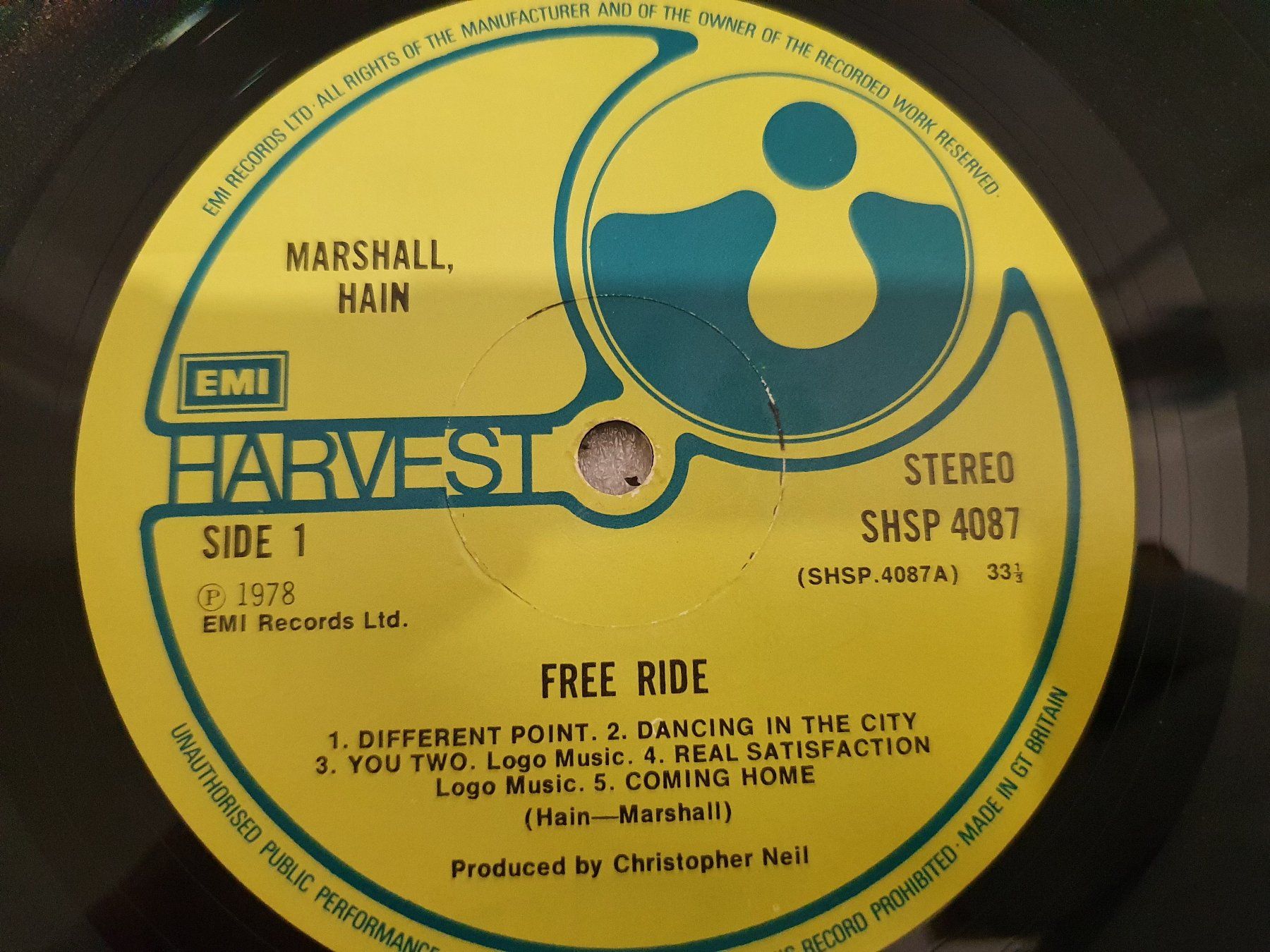 Schallplatten: Marshall Hain – Free Ride – Gebraucht aus Uster von Vinyl-Leidenschaft 6