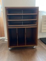 Vintage OHO Schallplatten-Möbel auf Rollen – Mid Century