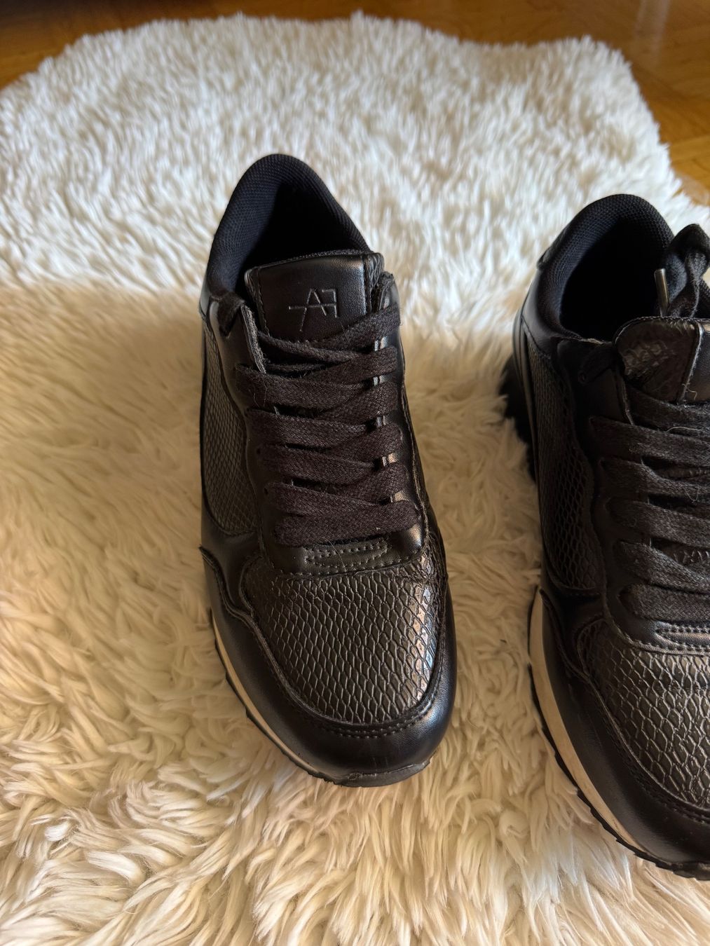 Anna Field Scarpe da donna: 👟 Schwarze Sneaker mit Strukturdetails – Grösse 36 👟 – Nuovo (secondo la descrizione) da Künten venduto da bel_6wn2 3