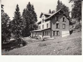 Mollis Kännelalp 1978 mit Bahnstempel