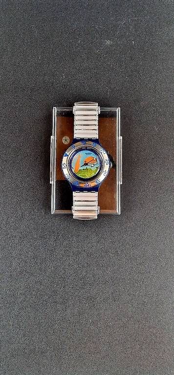 Uhren: Swatch Scuba 200 Decompression SDN112 – Gebraucht aus Bassersdorf von Zwoebschi