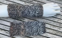 Pulswärmer 👐 - handgestrickt - Alpaka - ●NEU●