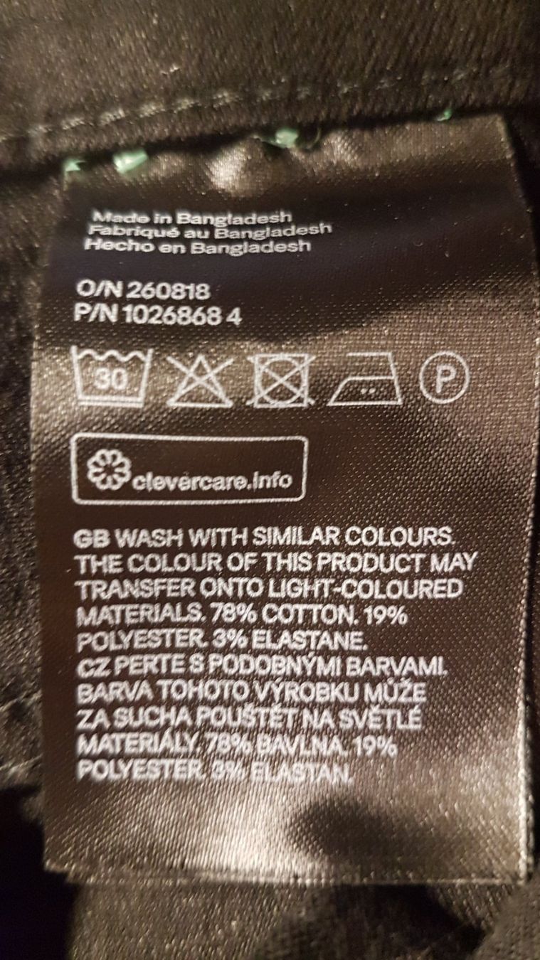 H&M Pantaloni: Pantalon noir taille 34 marque H&M – Usato da Villiers venduto da san_jn5w 4