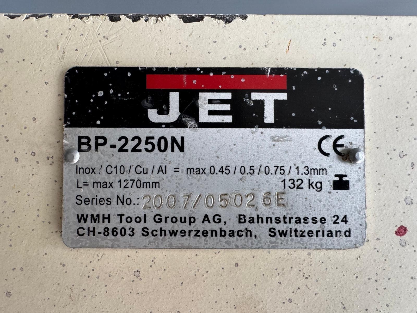 Tutte le macchine: Abkantbank Jet BP-2250N – Usato da Beringen venduto da Maka1990 5