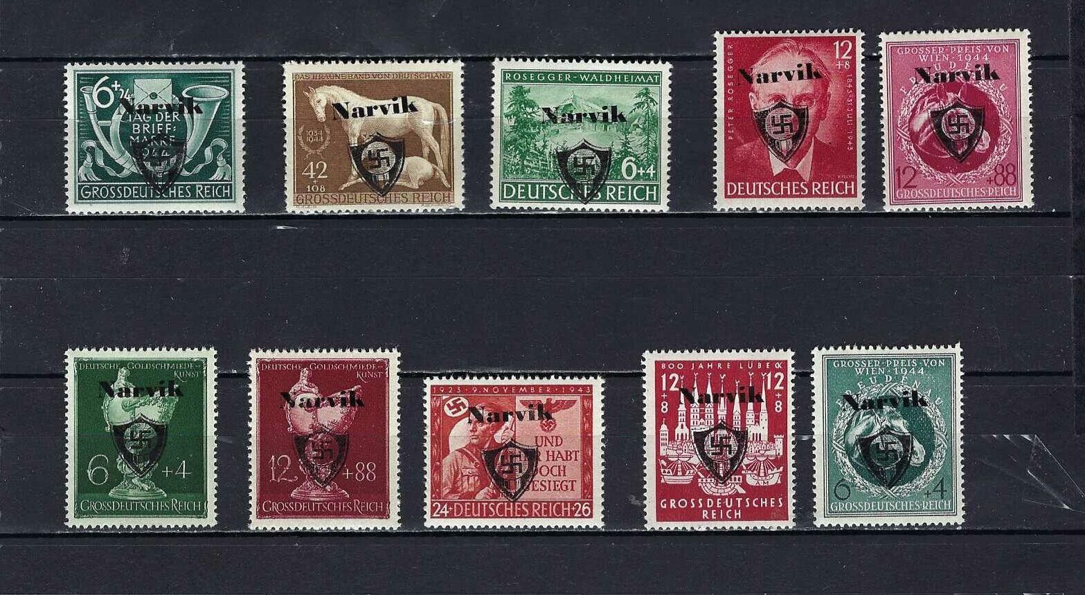 Alle Briefmarken: WKII Besetzung ** – Neu und originalverpackt aus Altstätten SG von Nandodax