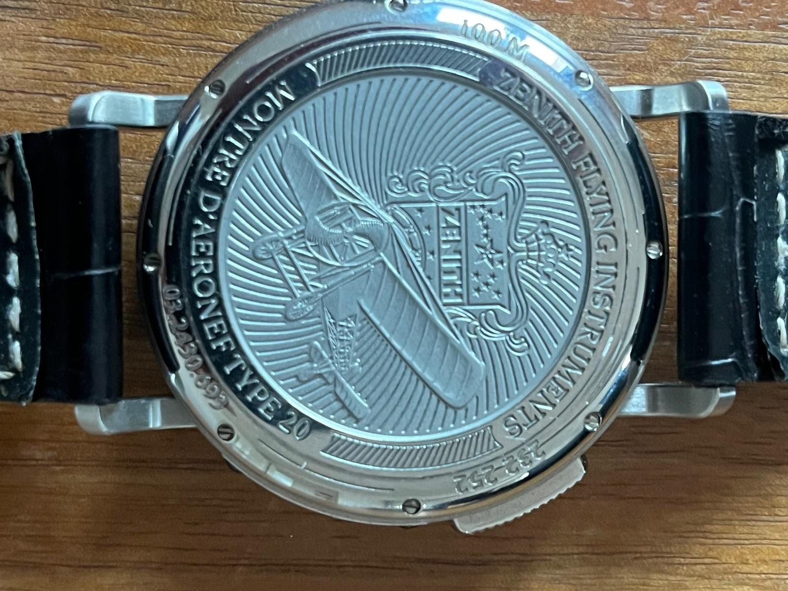 Zenith Orologi: Pilotenuhr von Zenith,  Modell: Pilot Aeronef – Usato da Bettlach venduto da Kastanie.26 2