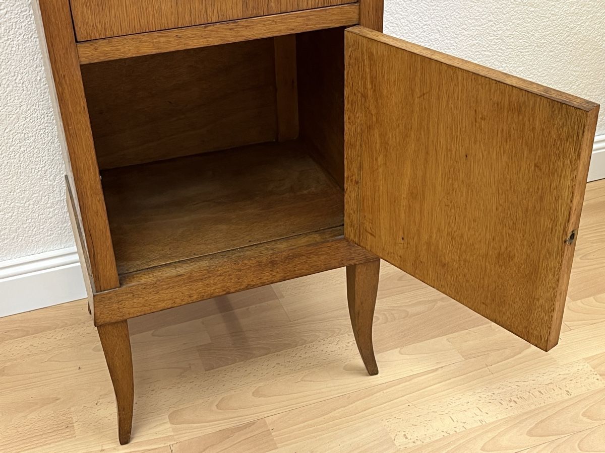 Tables de nuit: Antiker Nachttisch / Schrank mit Marmorplatte, – D'occasion à Horgen par Grizzly83 5