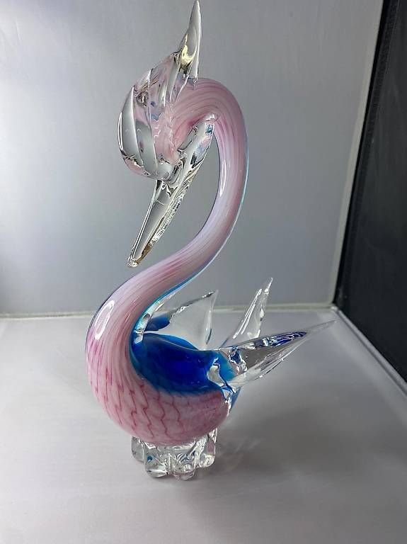 Murano Gläser: Glasfigur "Schwan" aus echtem Muranoglas – Gebraucht aus Steinhausen von einzelstueck-brocki 2