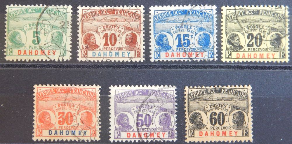 Dahomey Franz. Kolonie Porto Kat. 17 gest. 1906 Kat. 115 Eu Kaufen