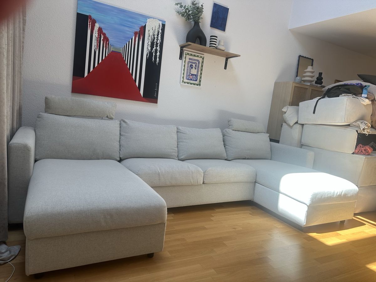 Ikea Sofas: VIMLE SOFA  hellgrau 333x164cm guter Zustand – Gebraucht aus Brüttisellen von nat_5622 3