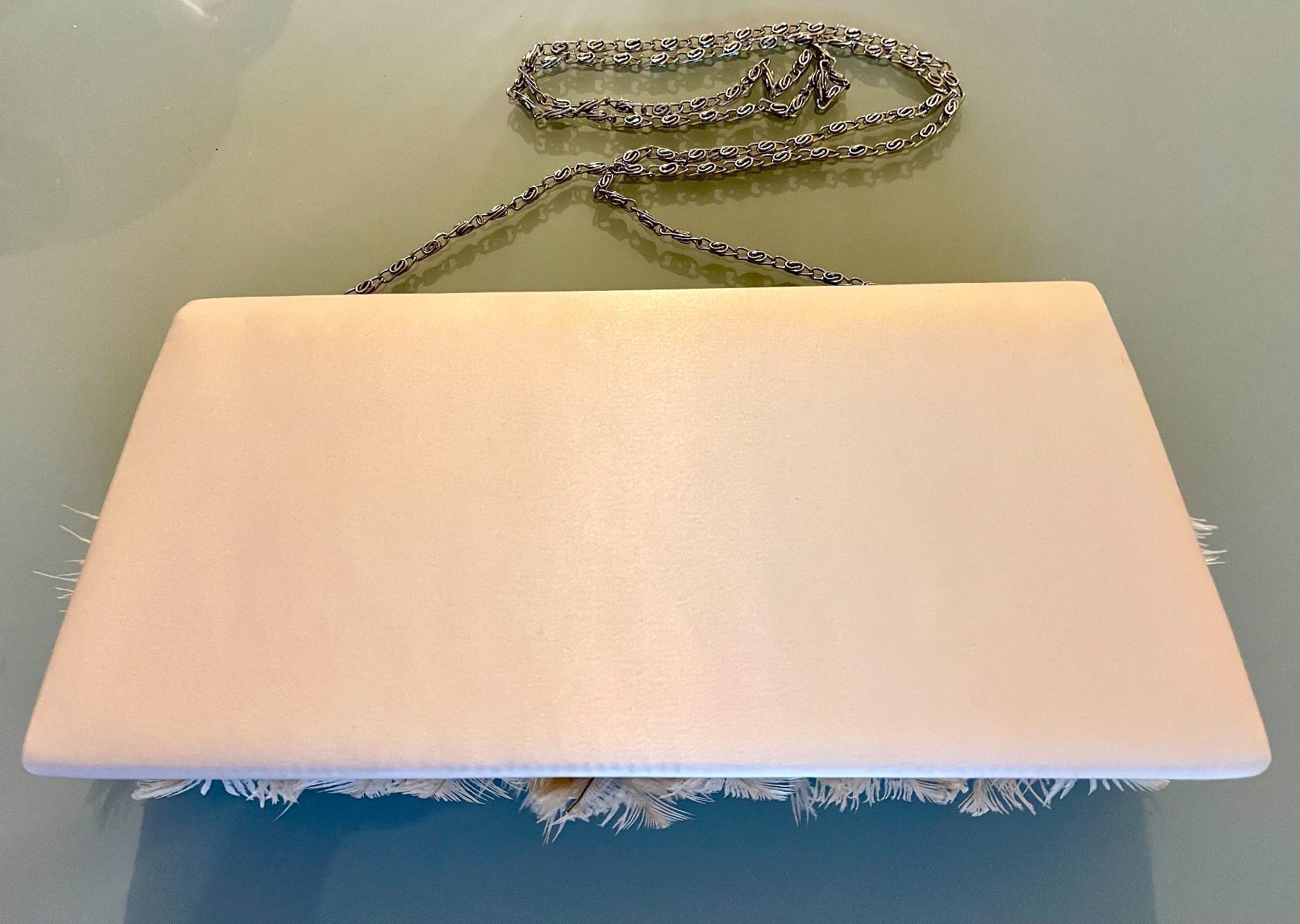Borse da donna: Jolie Pochette avec plumes neuve – Nuovo e nell'imballaggio originale da Genève venduto da Annilu 1
