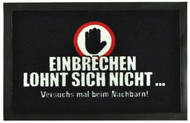 Tappeti: Fussmatte-EINBRECHEN LOHNT SICH NICHT- – Nuovo e nell'imballaggio originale da Rupperswil venduto da big-one-sale