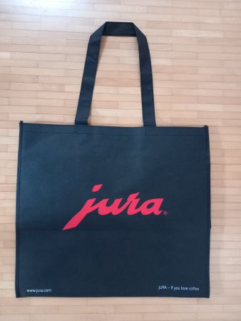 Jura Riesen-Tasche Schwarz Rot Logo,Transport Kaffeemaschine