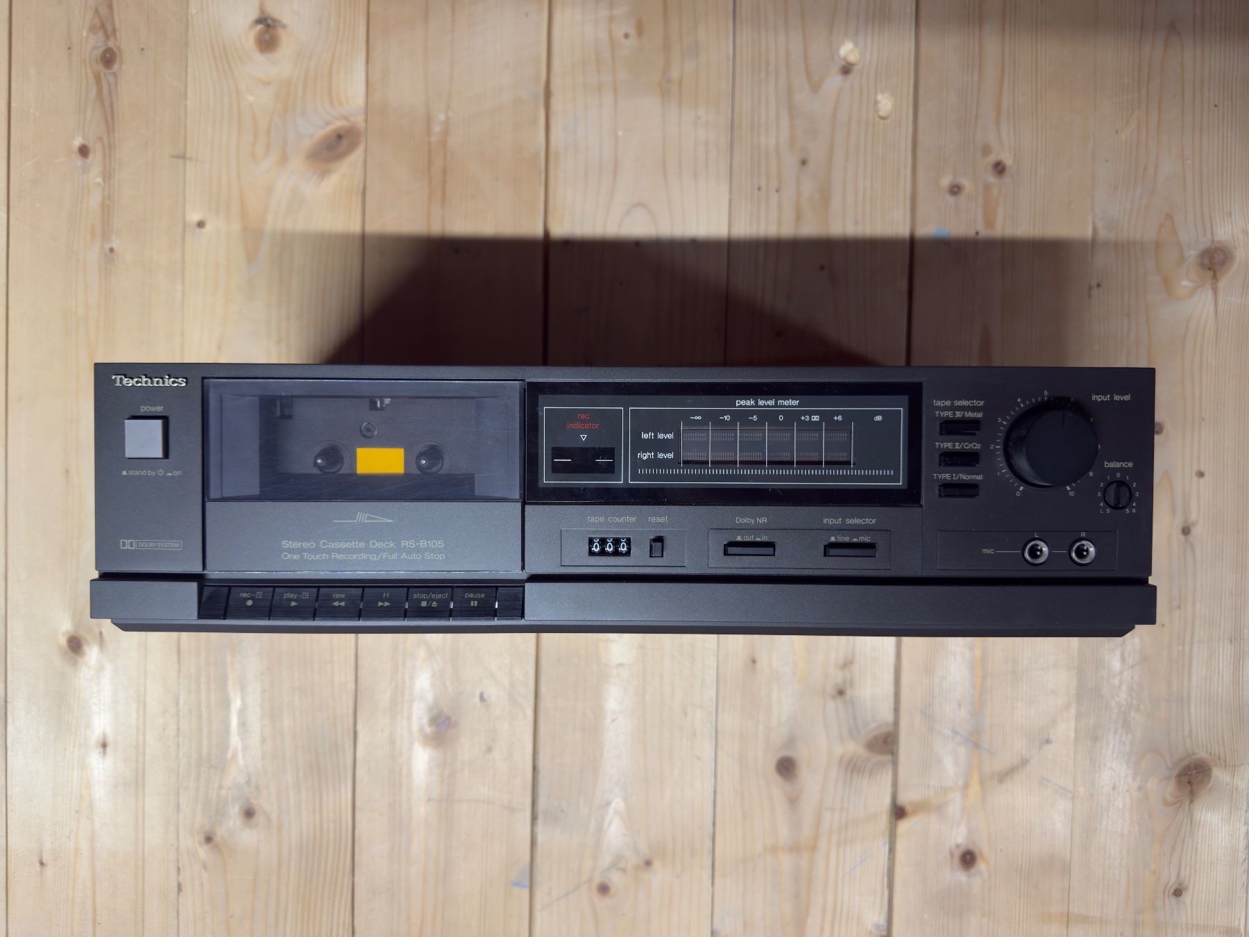 Musicassette: Kassettendeck Technics RS-B105 schwarz – Usato da Zürich venduto da sgmiles 6