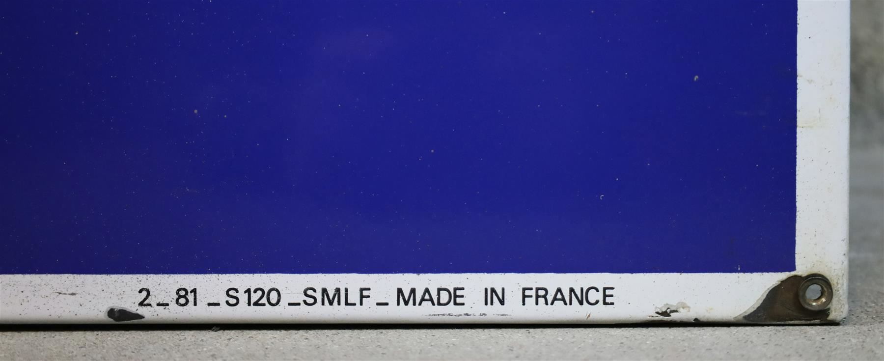 Michelin Insegne: XL Emailschild "Michelin" ca. 95 x 95 cm – Usato da Birrwil venduto da brandschatz_birrwil 2