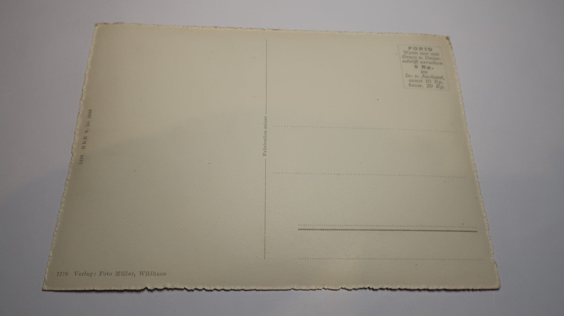Cartoline postali: Unterwasser Iltios mit skilift – Usato da Cormoret venduto da Pascalll2001 3
