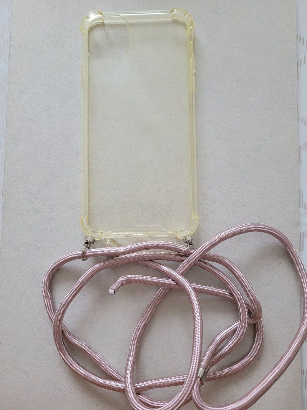 Apple Cover & Protezioni schermo: Coque iPhone 11 Pro Max Transparente avec Cordon Rose – Nuovo (secondo la descrizione) da Champagne venduto da ARWEN012 1