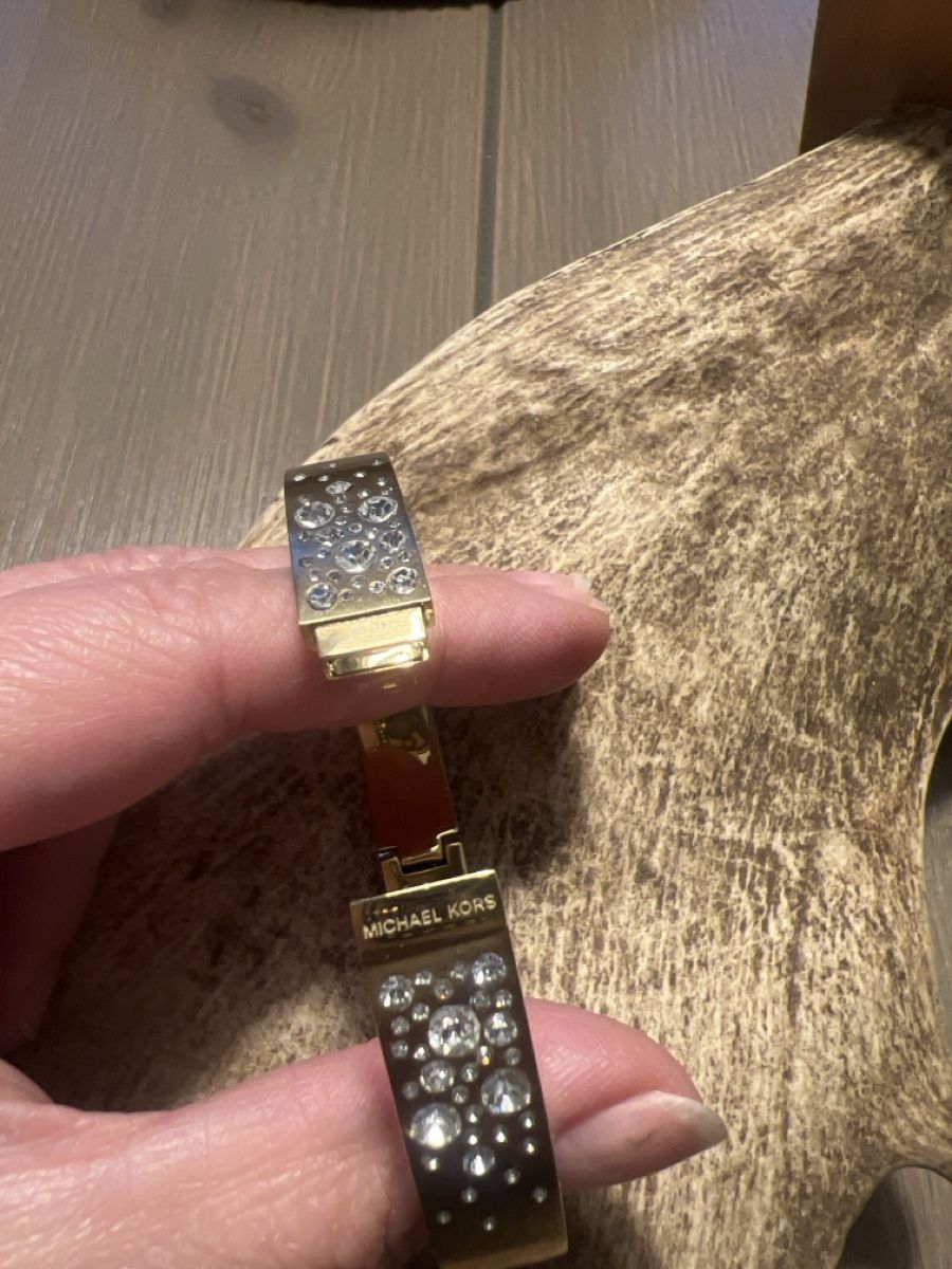 Michael Kors Bracciali & Braccialetti: Michael Kors Armreif gold mit Strass – Usato da Seon venduto da Sunny-Schmuck78 3
