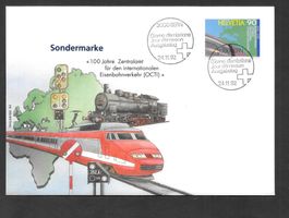 FDC 836 100 Jahre Zentralamt ET 24.11.1992 schön illustriert