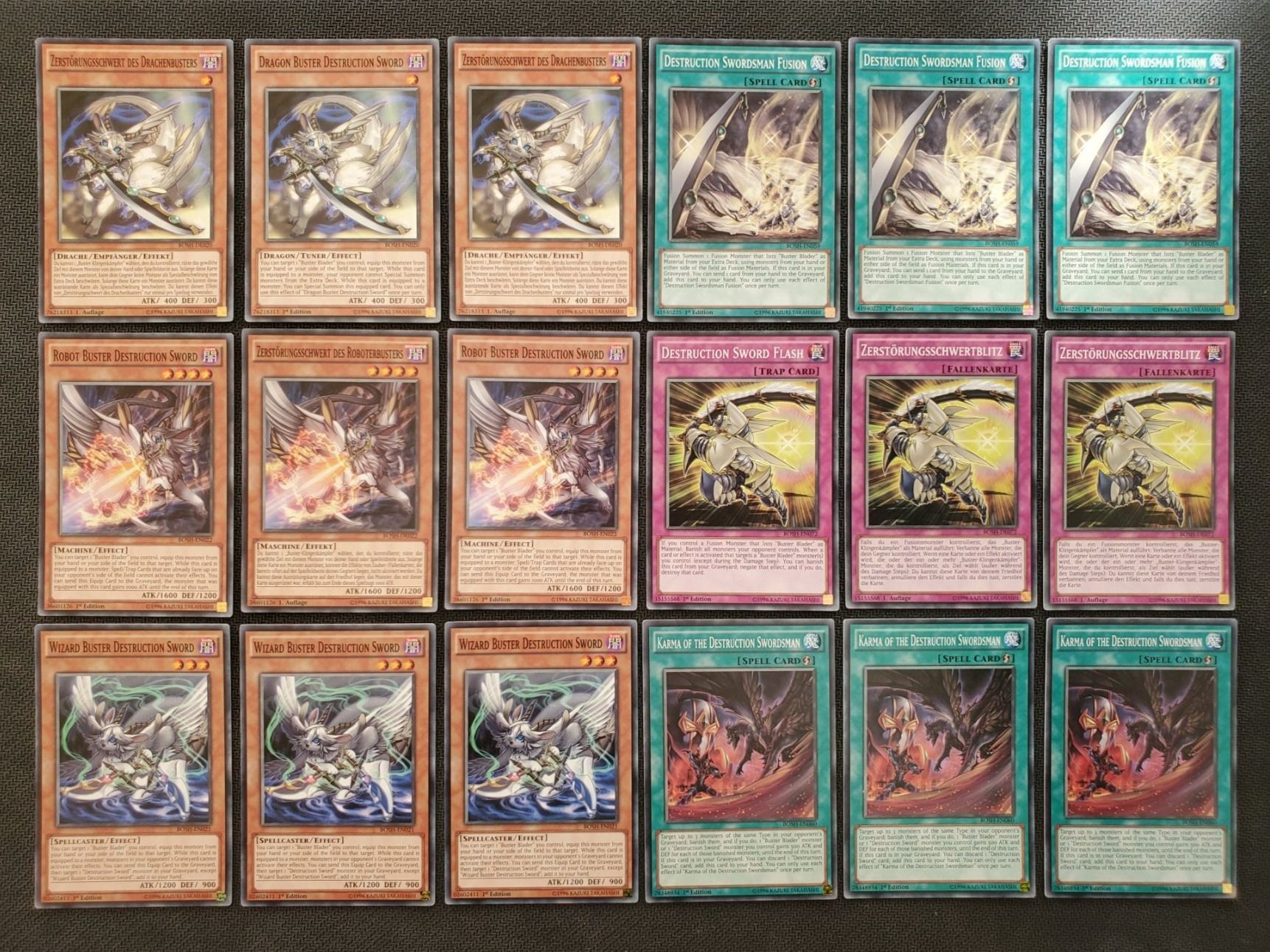 Yugioh Carte collezionabili: Yugioh Zerstörungsschwert Set – Usato da Opfikon venduto da Steins_Siedlung
