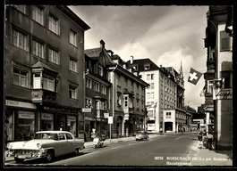 AK Rorschach, Motiv aus der Hauptstrasse