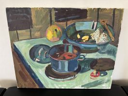 Karl Villinger (1902–1995) – Stillleben, 1968 – Öl auf Leinw