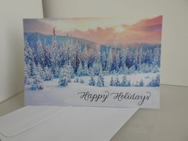 Besondere Weihnachtskarten (Doppelkarten und Kuverts)