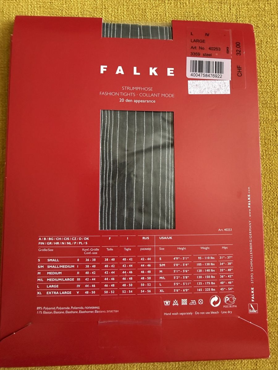 Falke Calze & Collant: Falke Strumpfhose neu – Nuovo e nell'imballaggio originale da Feusisberg venduto da Mila1122 1