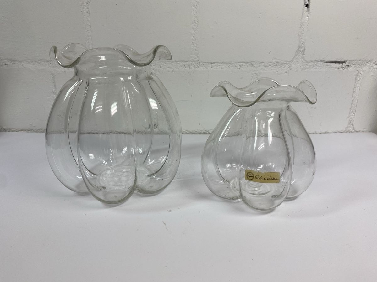 Glasi Hergiswil Vase & Récipients: 2 Hergiswiler Glasvasen – D'occasion à sursee par trilli-tralli 5