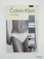 CALVIN KLEIN Icon Logo Slip, Damen, Gr. S, 3 Stk.