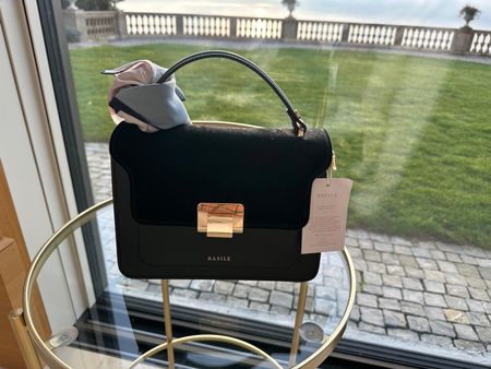 Sac à main Basile noir (Jamais porté)