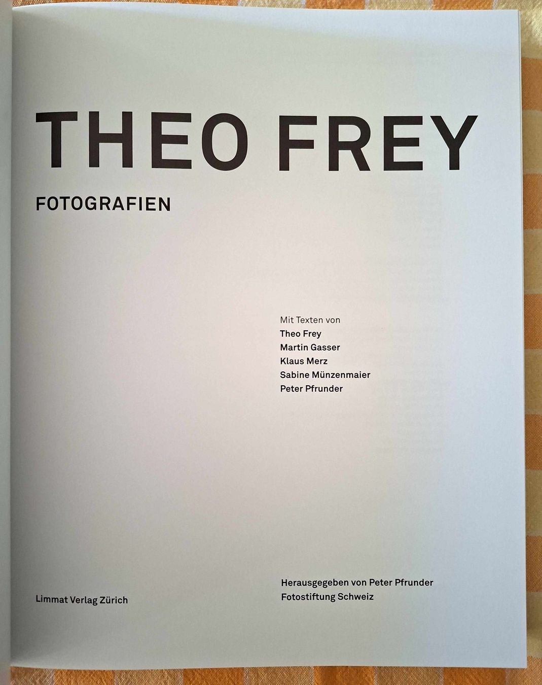 Libri: THEO FREY Fotografien – Usato da Seuzach venduto da wie_c66v 1
