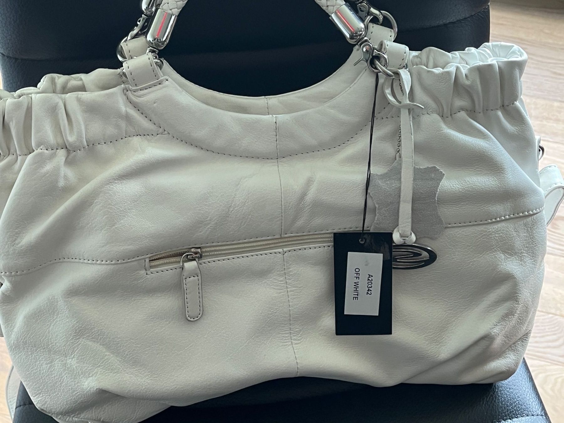 Borse da donna: Handtasche /// Leder /// off White – Nuovo (secondo la descrizione) da Brittnau venduto da Zofigerin 3