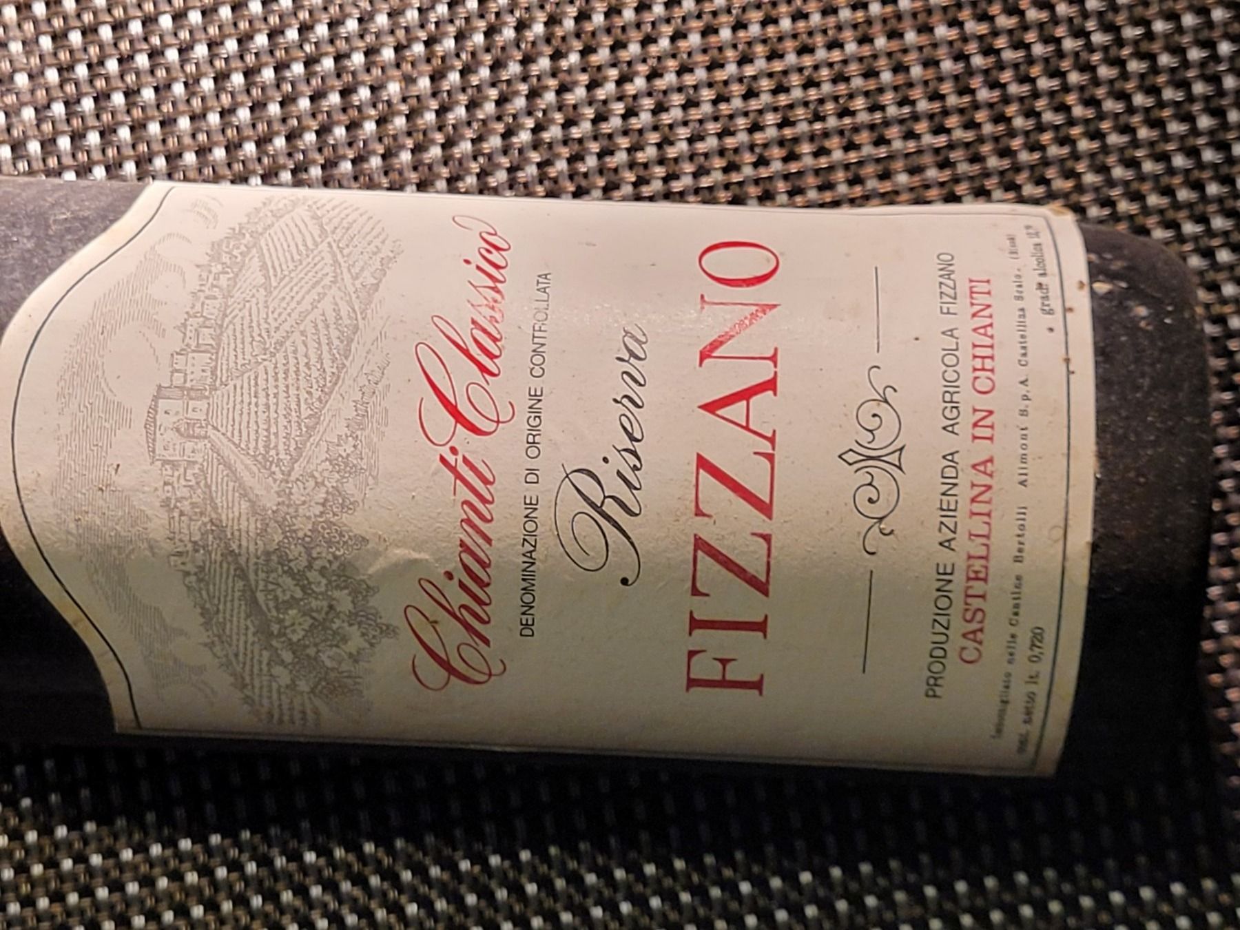 Wein: 1967 FIZZANO CHIANTI CLASSICO RISERVA DOCG, selten! – Neu (gemäss Beschreibung) aus Oetwil am See von swisspeak 2