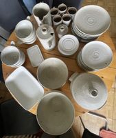 grosses Geschirrset Steingut