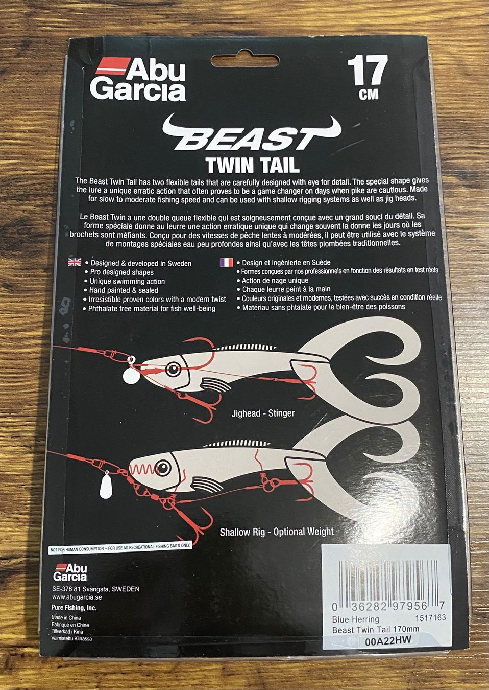 Abu Garcia Köder: ABU GARCIA Beast Twin Tail 17cm – Neu und originalverpackt aus Widnau von Fishingtackle_Oggy 2