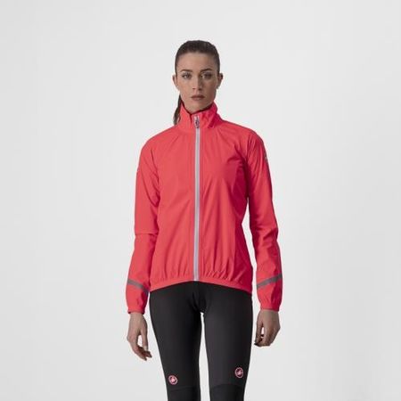 Castelli Emergency 2 W Rain Jacket - Brilliant Pink (Grö...