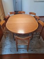 Runder Holztisch ausziehbar