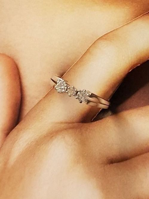 Anelli: 750 Weissgold + 3 Diamanten – Nuovo (secondo la descrizione) da Unterägeri venduto da Altgoldschmuck 7