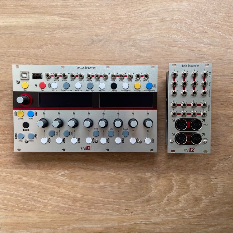 Five12 Vector Sequencer + Jack Expander Eurorack Module (Gebraucht) in ...