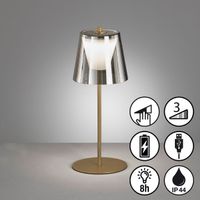 LED Aussen Tischleuchte, 35 cm Höhe