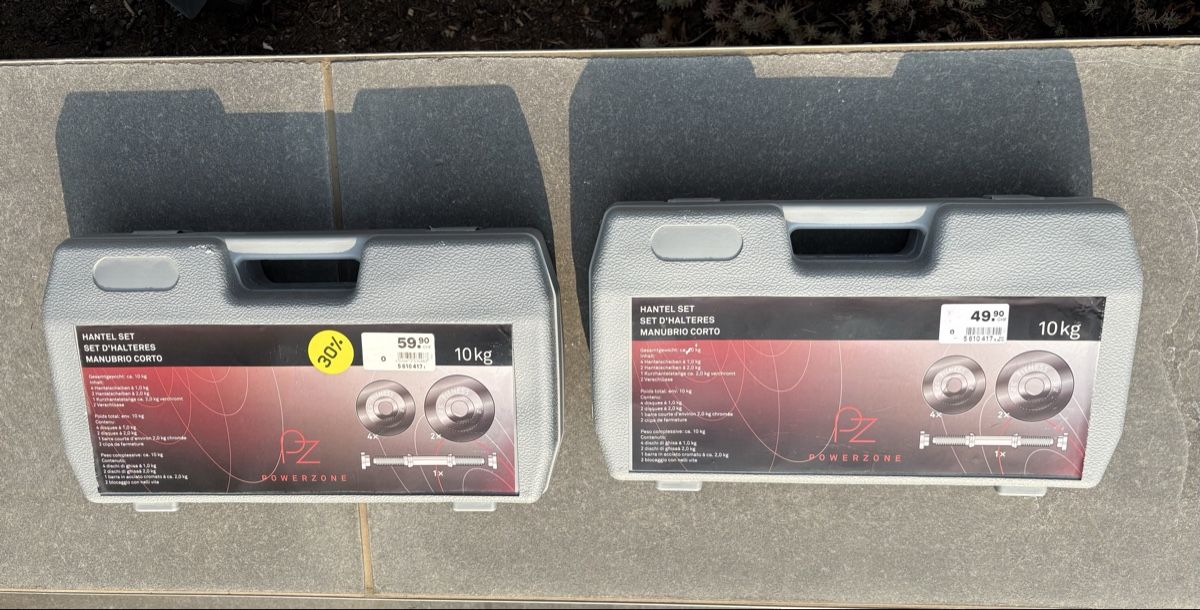 Poids & Haltères: Hanteln 2x 10 kg Reinach BL – Neuf (Voir description) à Reinach BL par Sommer28 1