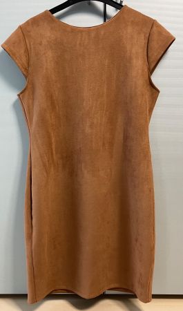 Kleid 40/42, Wildleder-Optik, braun, NEU, wunderschöne Optik