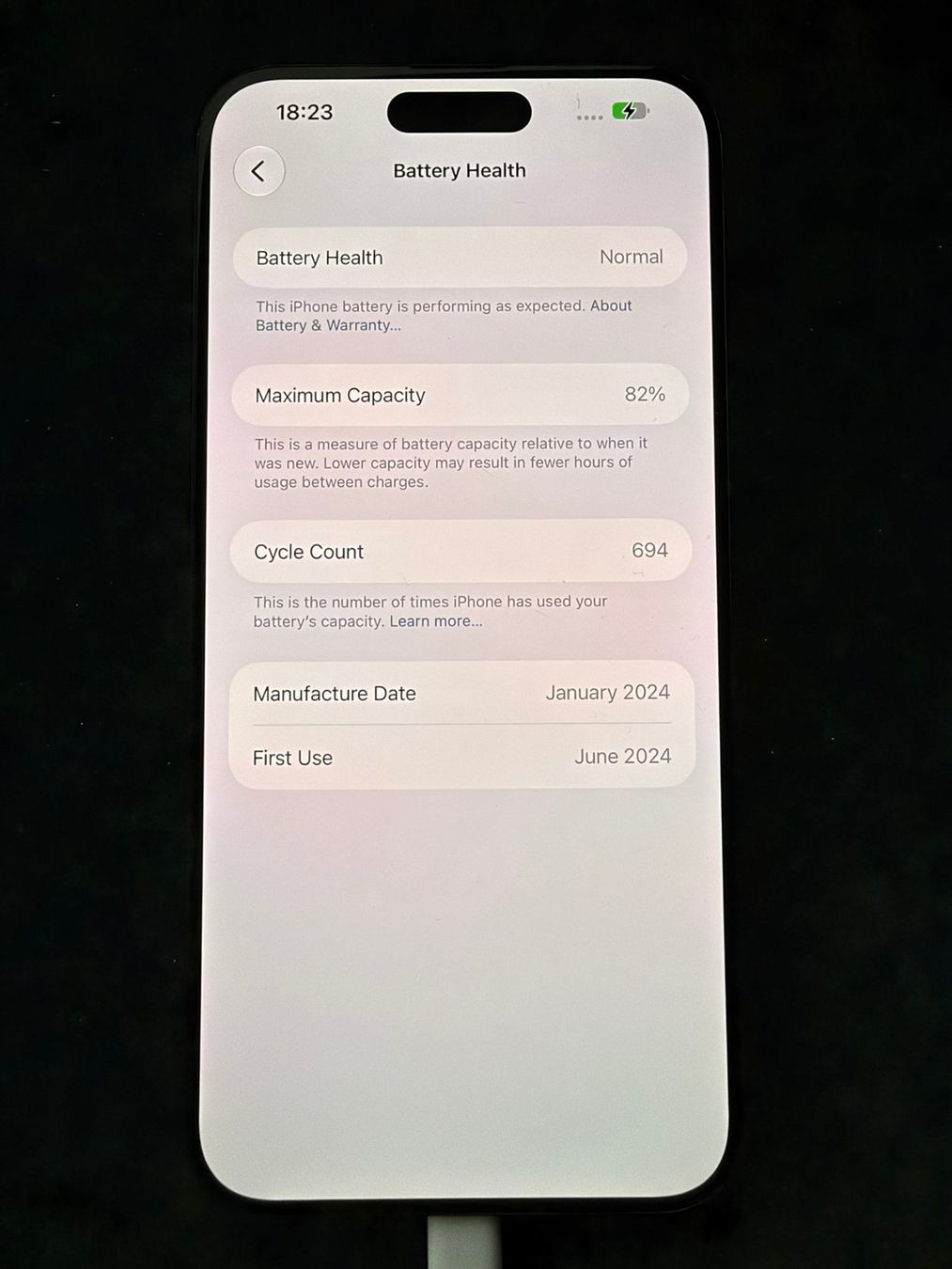 Apple Handys / Smartphones: Apple iPhone 15 Pro Max Black Titanium 256GB – Gebraucht aus Pully von Lion188 2