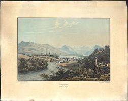 Luzern  Aquatinta von Hürlimann