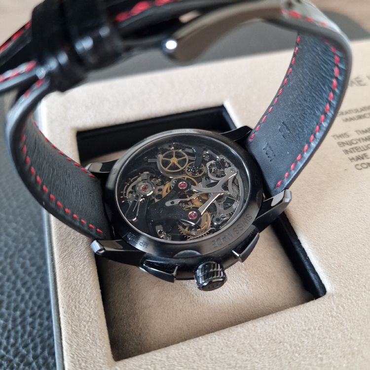 Maurice Lacroix Orologi: Maurice Lacroix Masterpiece Le Chronographe Squelette – Nuovo (secondo la descrizione) da Langendorf venduto da Zeroblack 4
