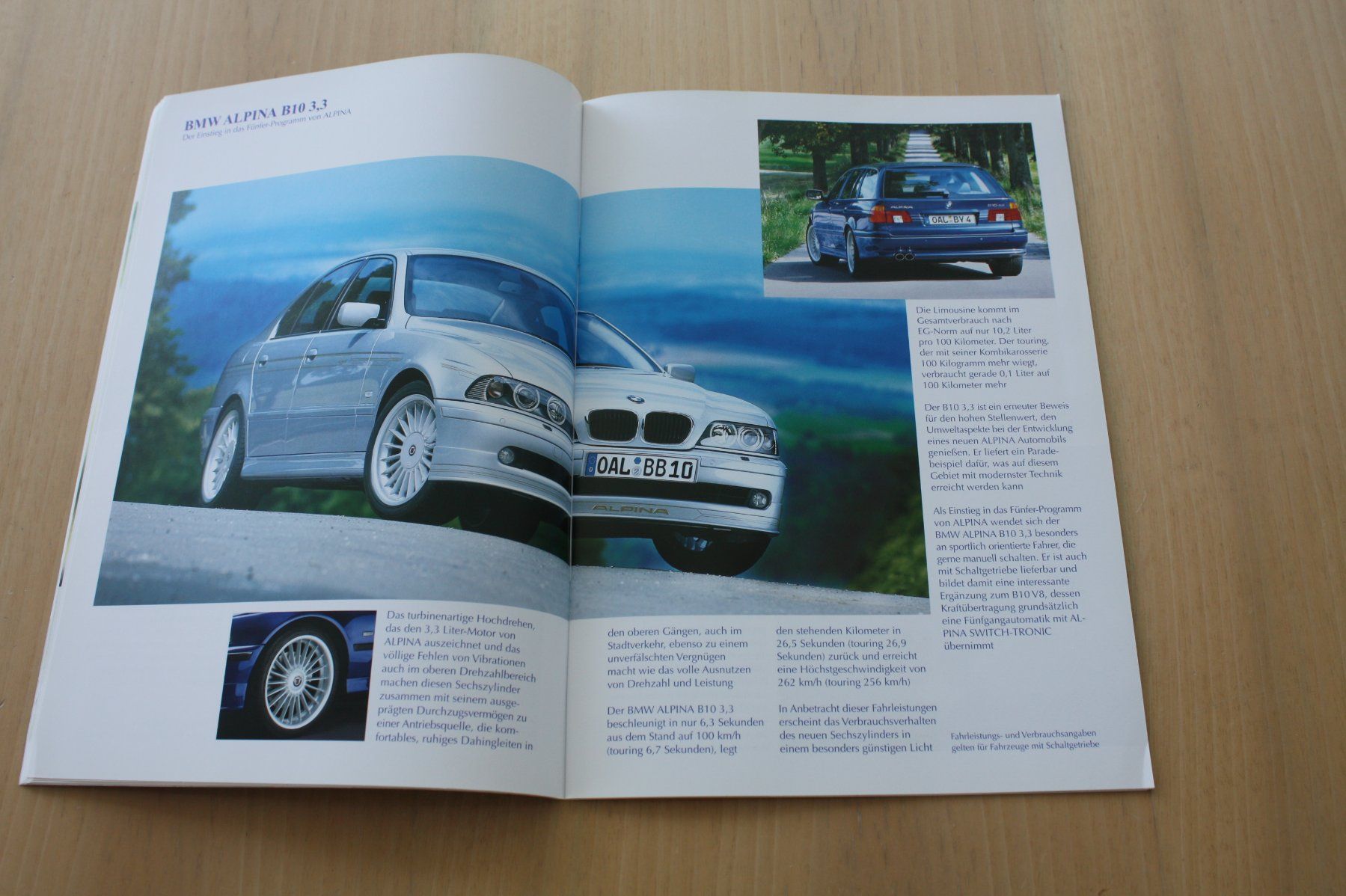 Alpina Dokumente: Alpina Prospekt 9/2001 – Gebraucht aus Wikon von erwin400 4
