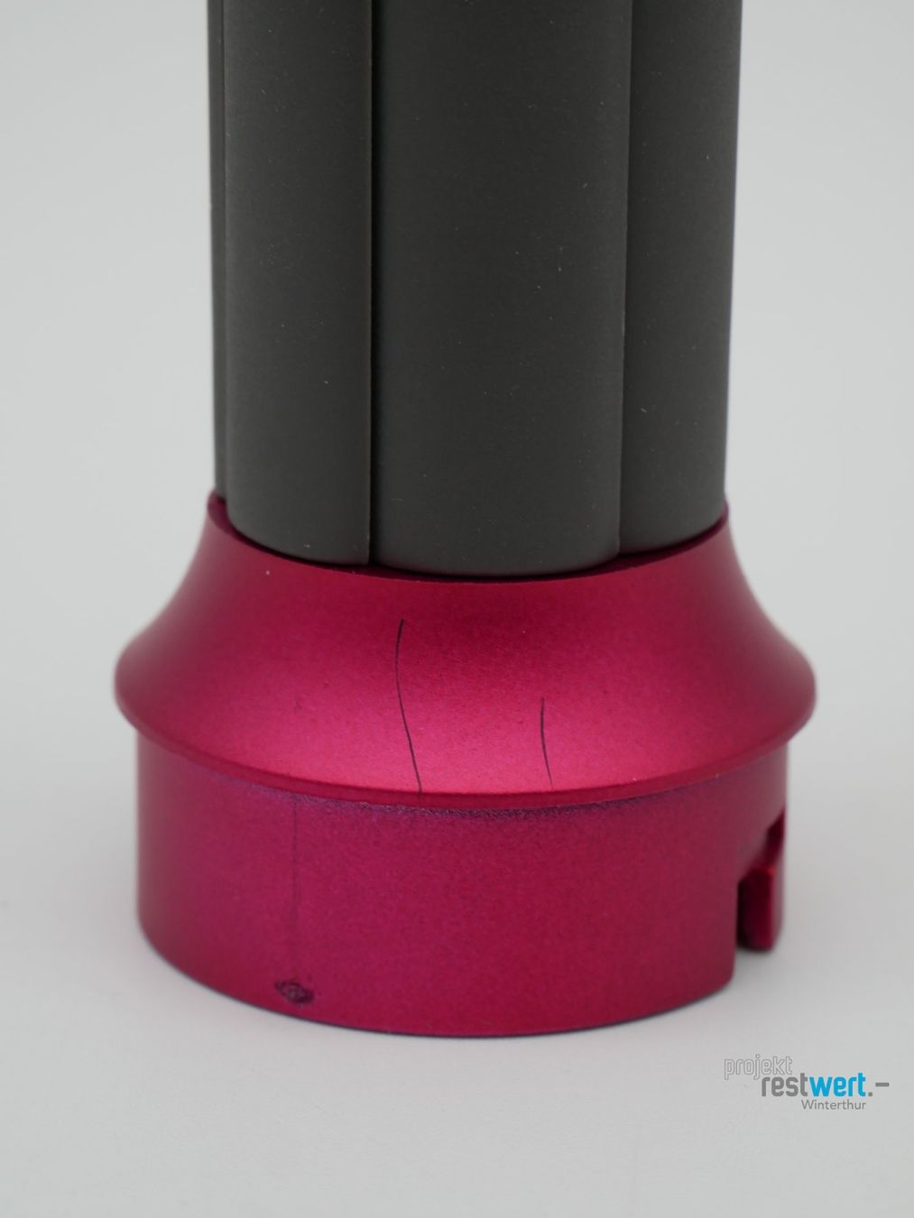 Haarpflegeprodukte: PROFICARE Warmluft-Lockenbürste, Grau-Pink – Neu (gemäss Beschreibung) aus Winterthur von Restwert_Winterthur 6